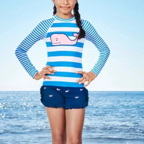 Vineyard Vines for Target Rash Guard Girls xl (14-16) - Picture 1 of 8